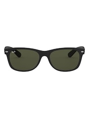 Gummiert/Schwarz - Ray-Ban New Kleine Wayfarer-Sonnenbrille - Bild 4 von 13