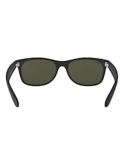 Gummiert/Schwarz - Ray-Ban New Kleine Wayfarer-Sonnenbrille - Bild 6 von 13