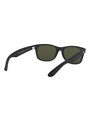 Gummiert/Schwarz - Ray-Ban New Kleine Wayfarer-Sonnenbrille - Bild 7 von 13
