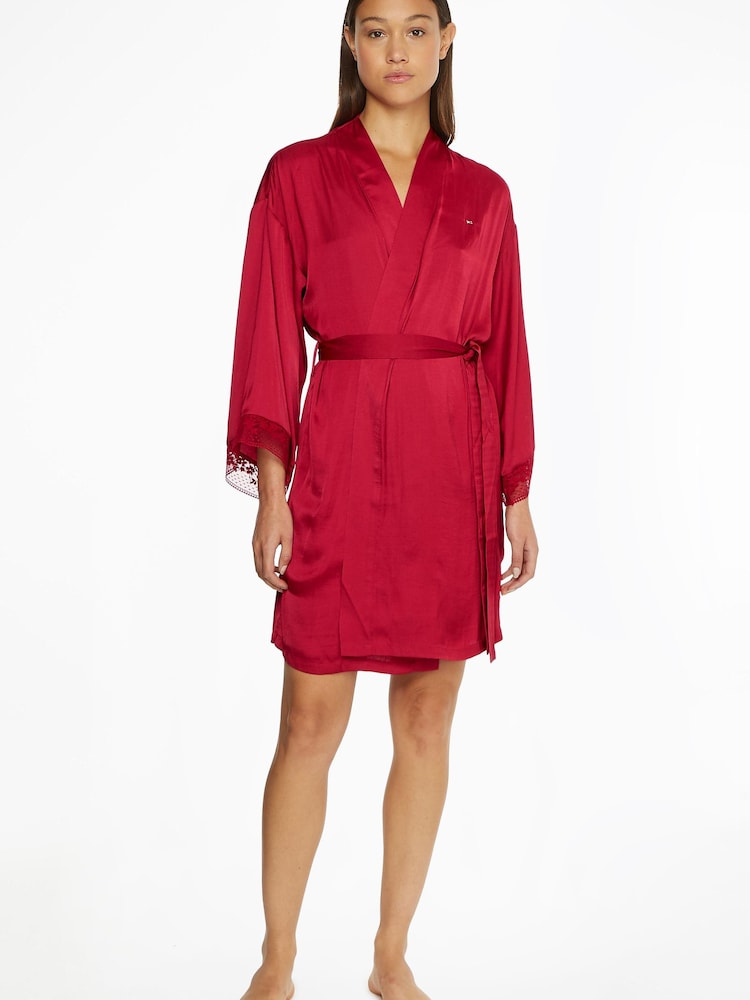 Tommy Hilfiger Pink Lace Kimono - Image 1 of 6
