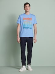 Blue Bondi Print T-Shirt - Image 2 of 7