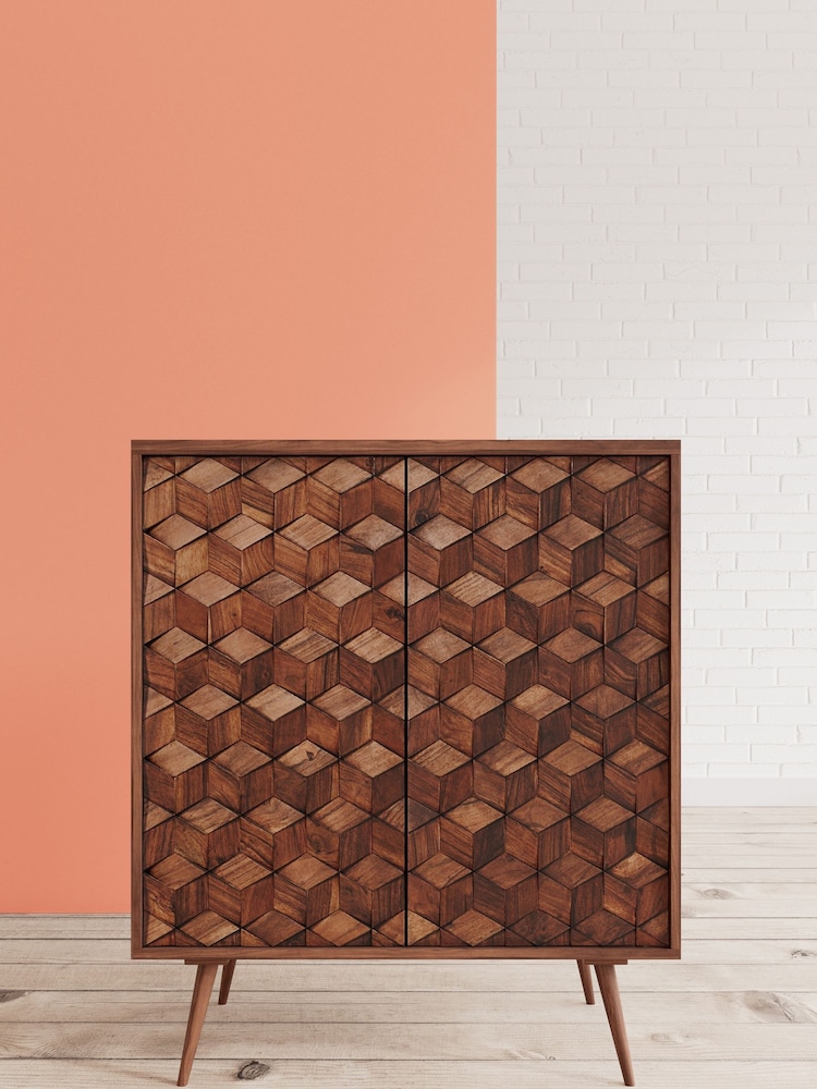 Swoon Dark Brown Terning Cabinet - Image 1 of 8