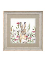 Voyage Natural Winnie Hare Birch Framed Print - Image 2 of 2