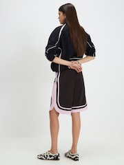 River Island Brown Pony Side Stripe Bermuda Shorts - Image 3 of 4