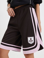 River Island Brown Pony Side Stripe Bermuda Shorts - Image 4 of 4