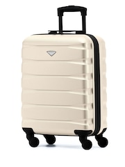 Flight Knight 55x40x20cm Ryanair Priority 4 Wheel ABS Hard Case Cabin Carry On Hand Luggage - Image 1 of 6