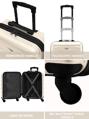 Flight Knight 55x40x20cm Ryanair Priority 4 Wheel ABS Hard Case Cabin Carry On Hand Luggage - Image 4 of 6
