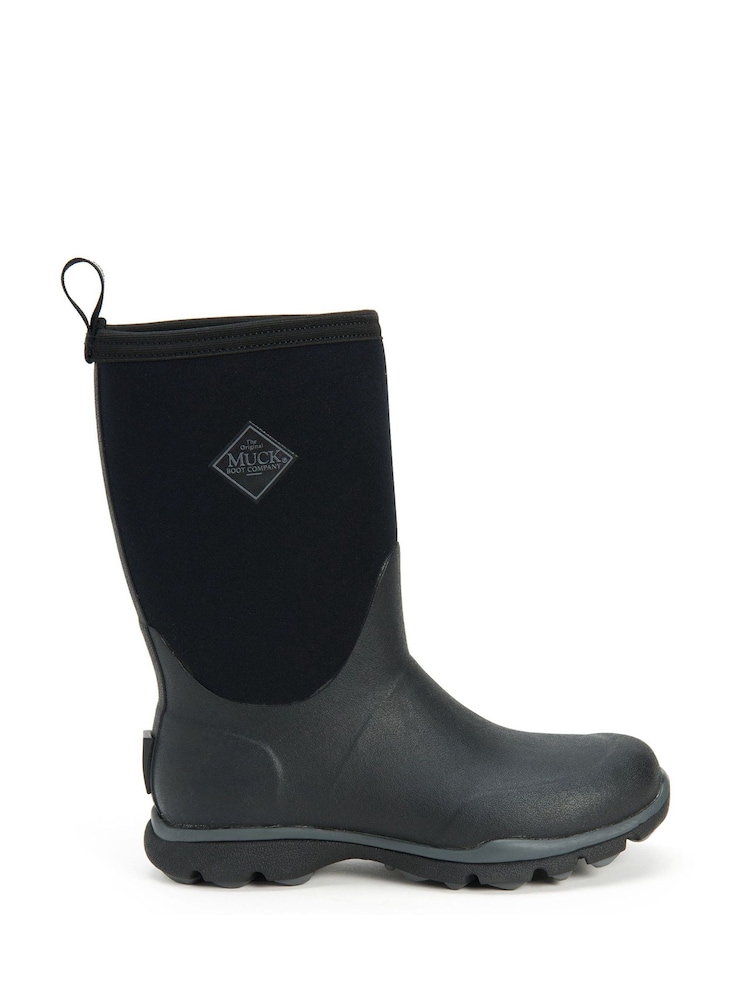 Muck Boots Arctic Excursion Short Black Wellies - Image 1 of 5 Muck Boots Arctic Excursion Short Black Wellies - Image 1 of 5