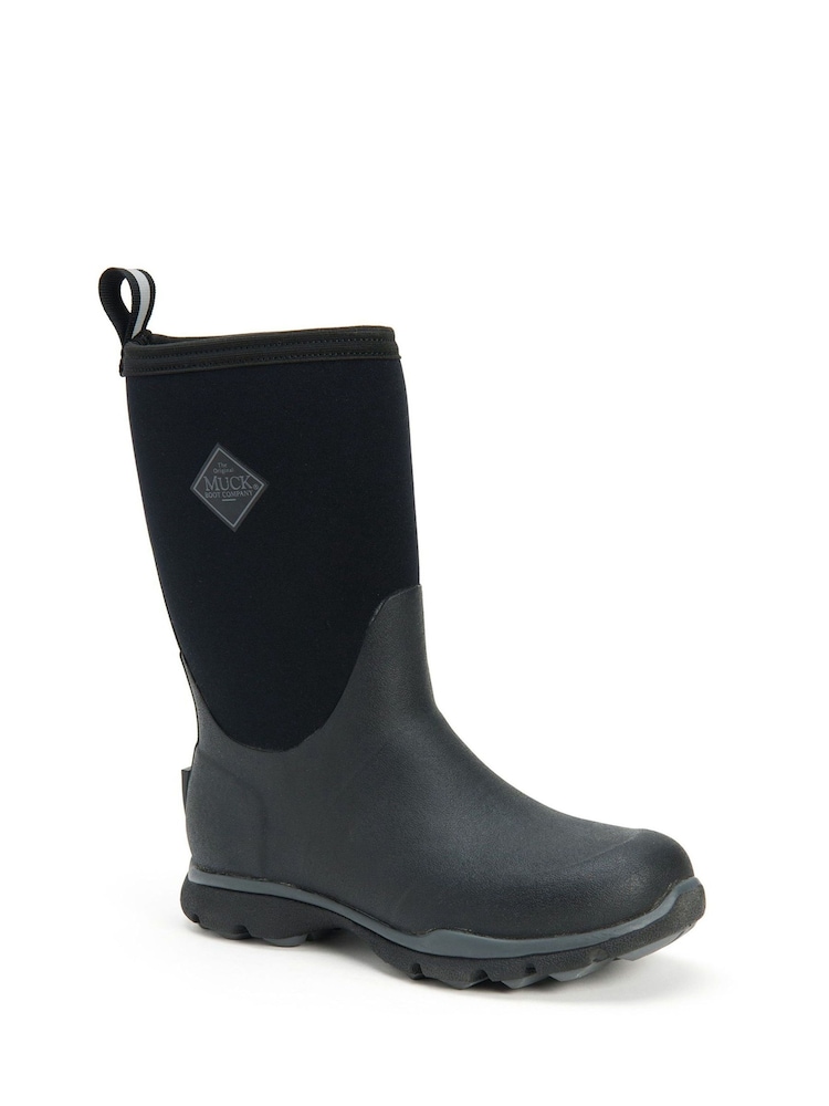 Muck Boots Arctic Excursion Short Black Wellies - Image 2 of 5 Muck Boots Arctic Excursion Short Black Wellies - Image 2 of 5