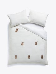 Hamish The Highland Cow Set mit Bettbezug und Kissenbezug aus 3D-Fleece - Bild 4 von 4