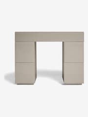 Dark Natural Sloane Glass Collection Luxe Slim Console Dressing Table - Image 5 of 7