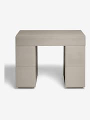 Dark Natural Sloane Glass Collection Luxe Slim Console Dressing Table - Image 6 of 7