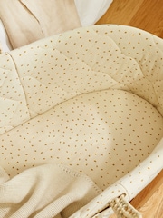 The Little Green Sheep Cream Rice Print Fitted Sheet - Image 2 of 2
