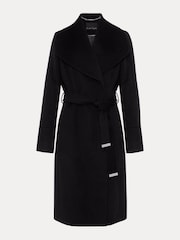 Phase Eight Black Nicci Wool Coat - Image 7 of 7