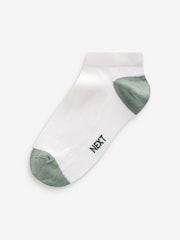 White/Bright Heel and Toe Rich Trainers Socks 7 Pack - Image 10 of 10