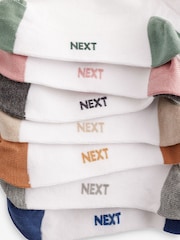 White/Bright Heel and Toe Rich Trainers Socks 7 Pack - Image 2 of 10