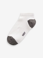 White/Bright Heel and Toe Rich Trainers Socks 7 Pack - Image 3 of 10