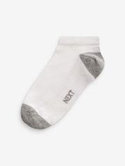 White/Bright Heel and Toe Rich Trainers Socks 7 Pack - Image 6 of 10