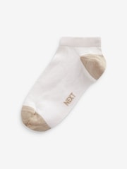 White/Bright Heel and Toe Rich Trainers Socks 7 Pack - Image 8 of 10