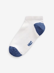 White/Bright Heel and Toe Rich Trainers Socks 7 Pack - Image 9 of 10