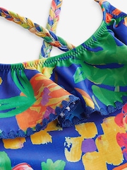 Tropic-Blau - Rüschen-Badeanzug (3-16 Jahre) - Bild 8 von 8