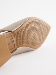 Gold Forever Comfort® Leather Flat Slingbacks - Image 7 of 7