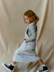 Moder denim - Maxi obleka Pinafore (3-16let) - Slika 2 iz 7