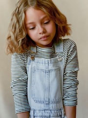 Moder denim - Maxi obleka Pinafore (3-16let) - Slika 4 iz 7
