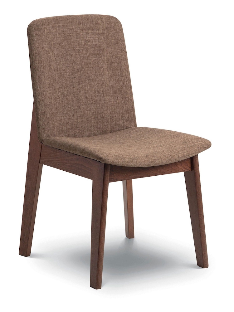 Julian Bowen Walnut Kensington Solid Beech 4 Seater Dining Set - Image 3 of 3