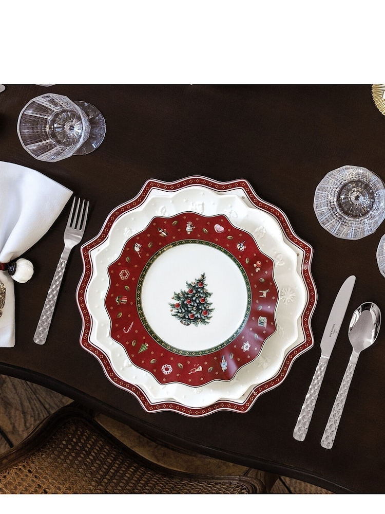 Villeroy and Boch Red Toy's Delight Red Breakfast Plate - Image 1 of 2