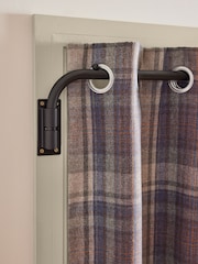 Black 28mm Door Curtain Pole - Image 5 of 5