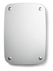 Robert Welch Silver Burford Wall Mirror - Image 3 of 4