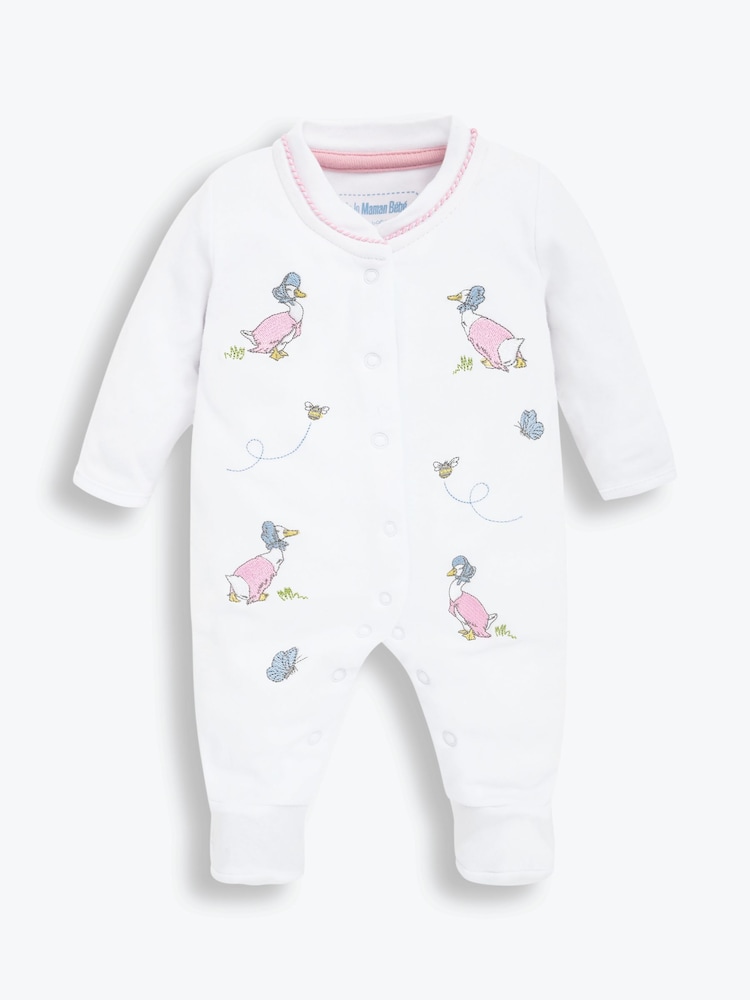 Jojo Maman Bébé babypyjama en hoedje met Jemima Puddle-duck-print - Image 5 of 6
