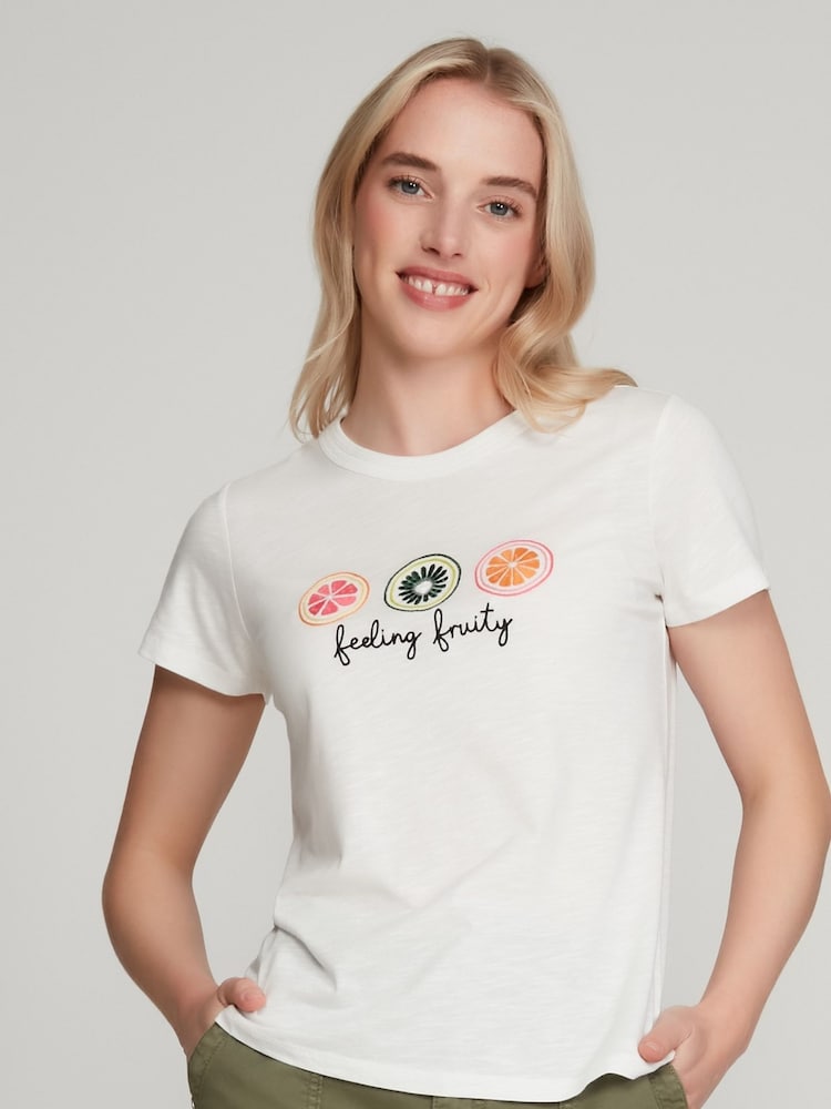 Khost Cream Clothing Feeling Fruity T-Shirt - Image 1 of 6