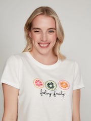 Khost Cream Clothing Feeling Fruity T-Shirt - Image 4 of 6