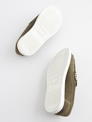 Khaki Green Loafers - Image 5 of 6