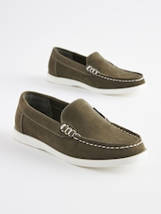 Khaki Green Loafers - Image 6 of 6