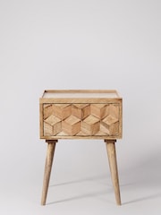 Swoon Natural Terning Bedside Table - Image 3 of 7