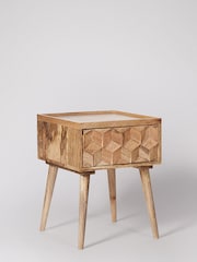 Swoon Natural Terning Bedside Table - Image 4 of 7