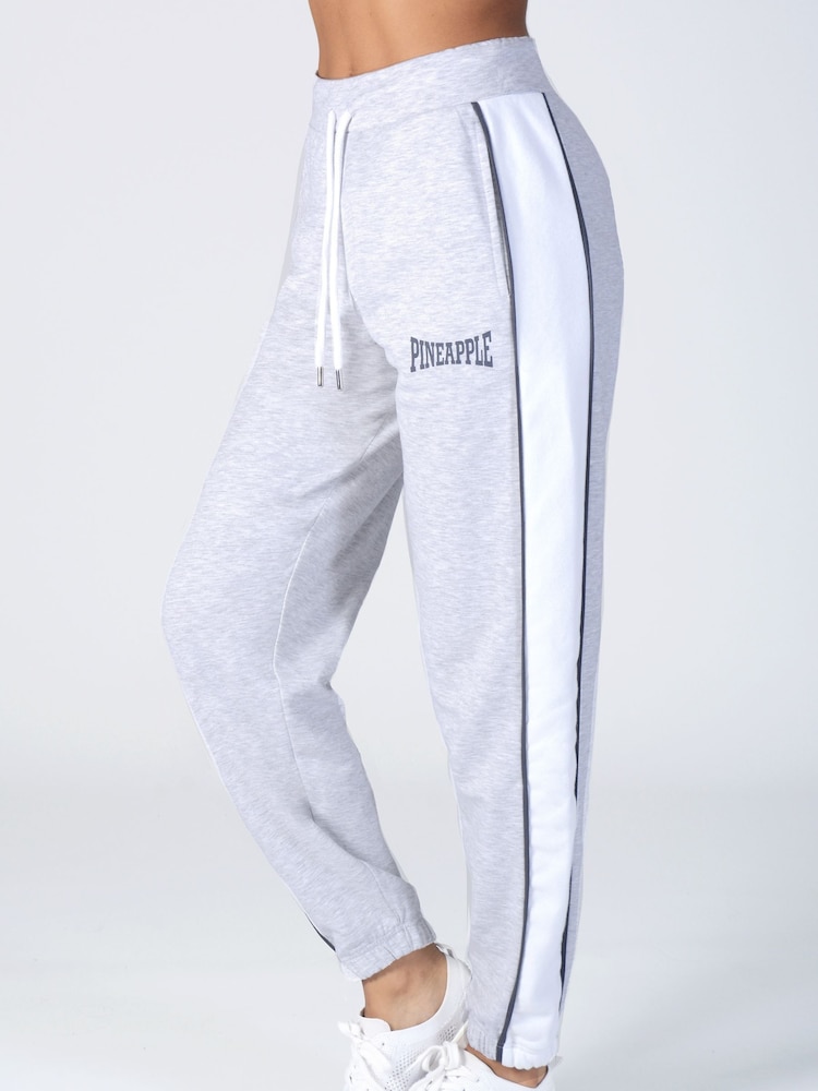 Pineapple Grey Panel Joggers - Image 1 of 4 Pineapple Grey Panel Joggers - Image 1 of 4
