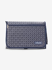 JoJo Maman Bébé Blue Batik Print Travel Changing Mat - Image 1 of 3