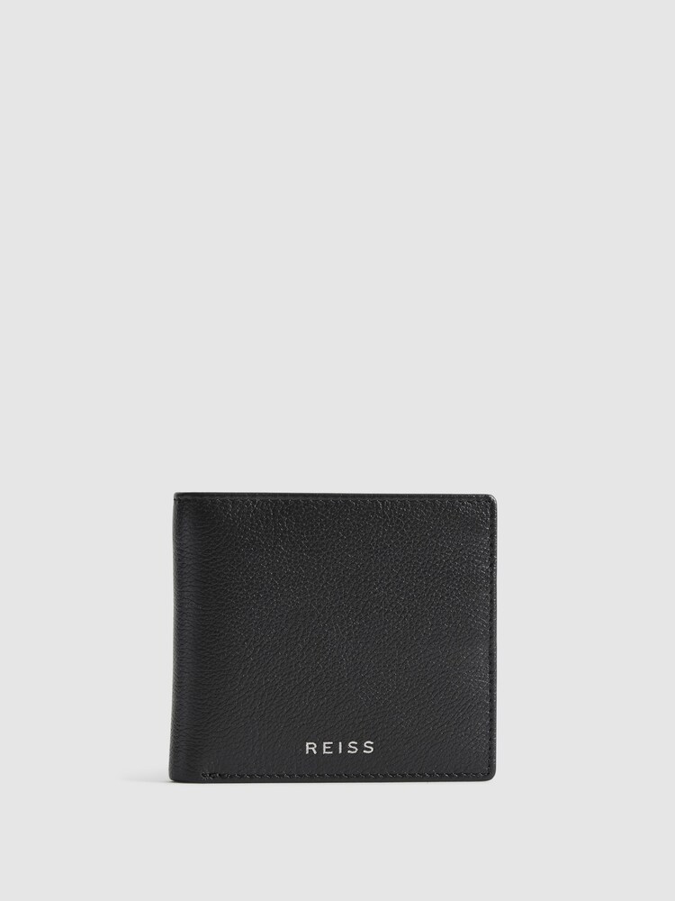 Reiss Black Cabot Leather Wallet - Image 1 of 5
