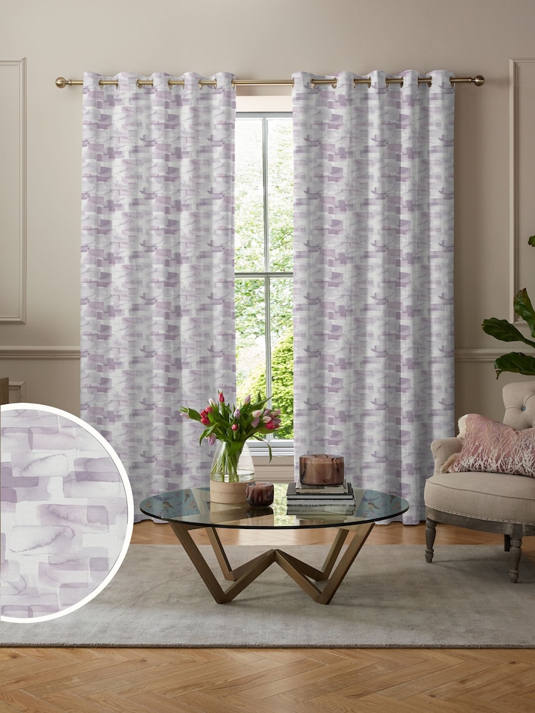 Voyage Berry Purple Salinas Made to Measure Curtains - Image 1 of 9