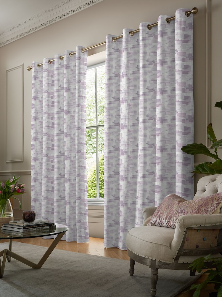 Voyage Berry Purple Salinas Made to Measure Curtains - Image 2 of 9