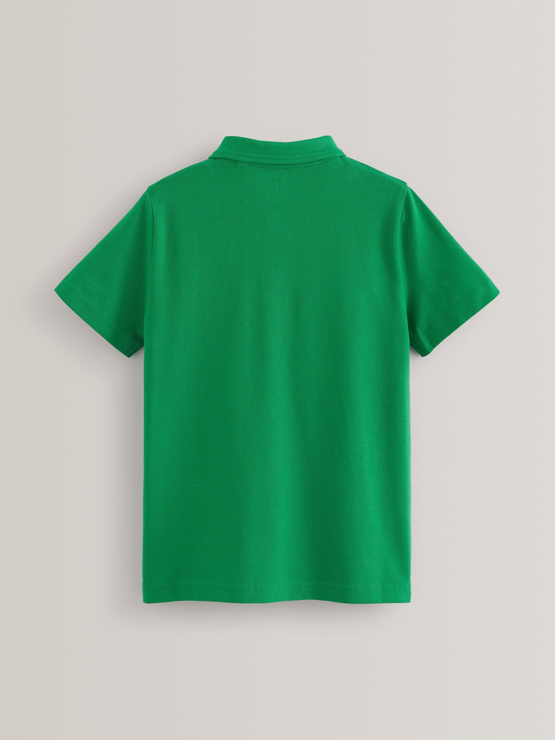 Buy Green Regular Fit Cotton School Short Sleeve 100% Cotton
