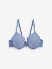 White/Blue Pad Full Cup Lace Bras 2 Pack - Image 11 of 14