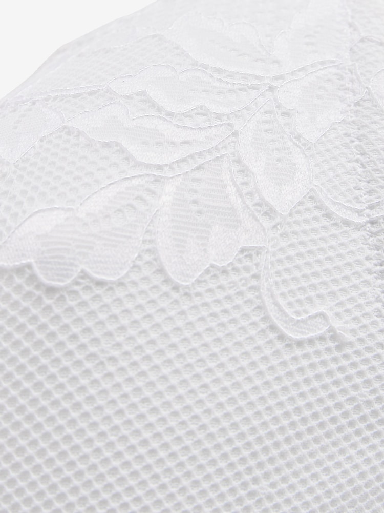 White/Blue Pad Full Cup Lace Bras 2 Pack - Image 14 of 14