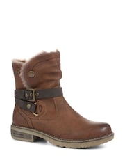 Pavers Brown Pavers Casual Calf Black Boots - Image 2 of 5