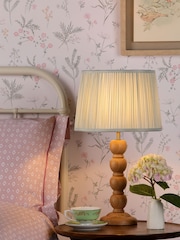 Laura Ashley Natural Maria Wooden Table Lamp Base - Image 1 of 4