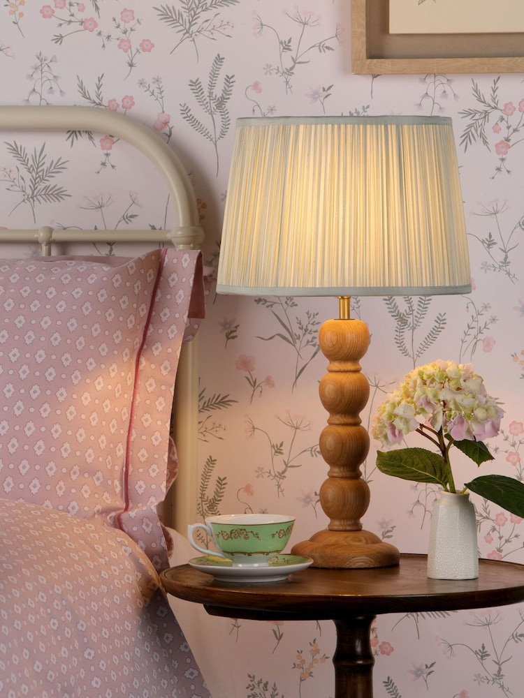 Laura Ashley Natural Maria Wooden Table Lamp Base - Image 1 of 4 Laura Ashley Natural Maria Wooden Table Lamp Base - Image 1 of 4